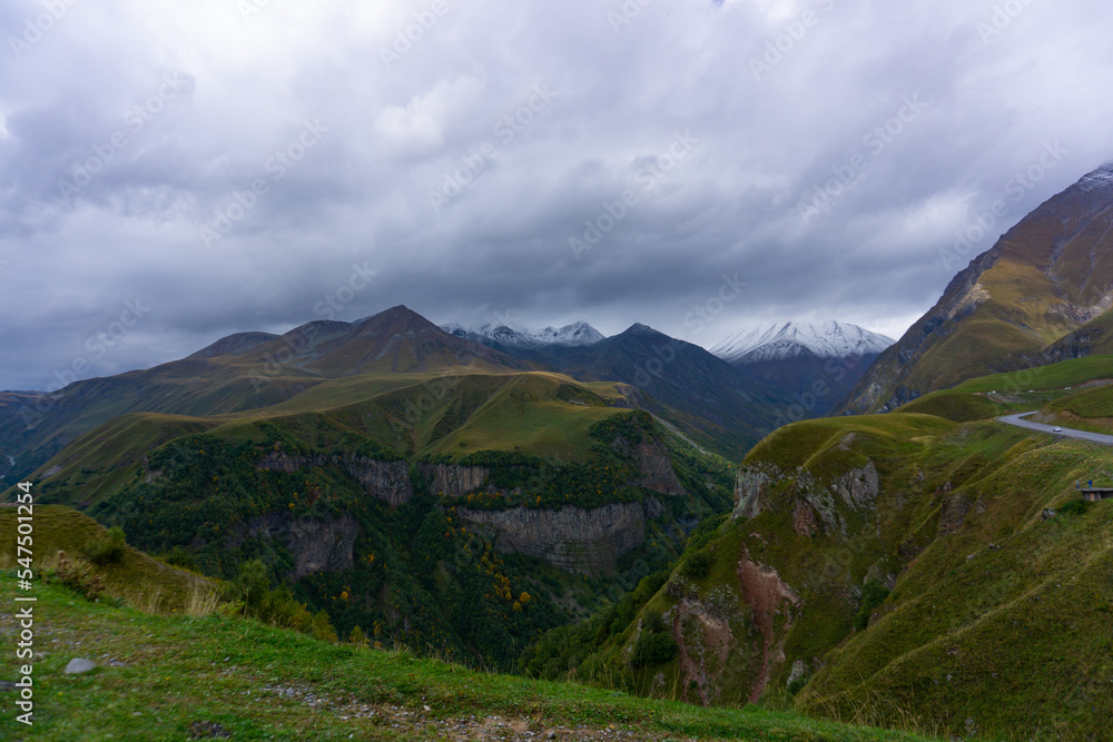 Caucasus Mountains, Kazbegi, Georgia