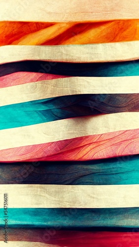 abstract striped background with unevenly spaced lines in vivid colors
