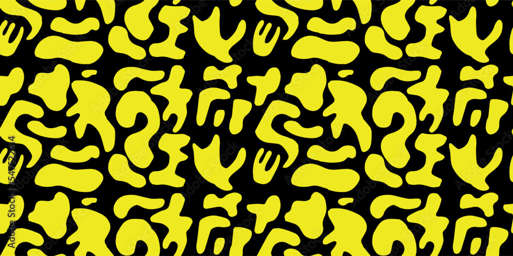 Yellow Abstracts lined up on a black background with nice contrast being very eye-catching. Art with Seamless pattern with explosive and radical appeal for different ages. Yellow Abstracts lined up on a black background with nice contrast being very eye-catching. Art with Seamless pattern with explosive and radical appeal for different ages.