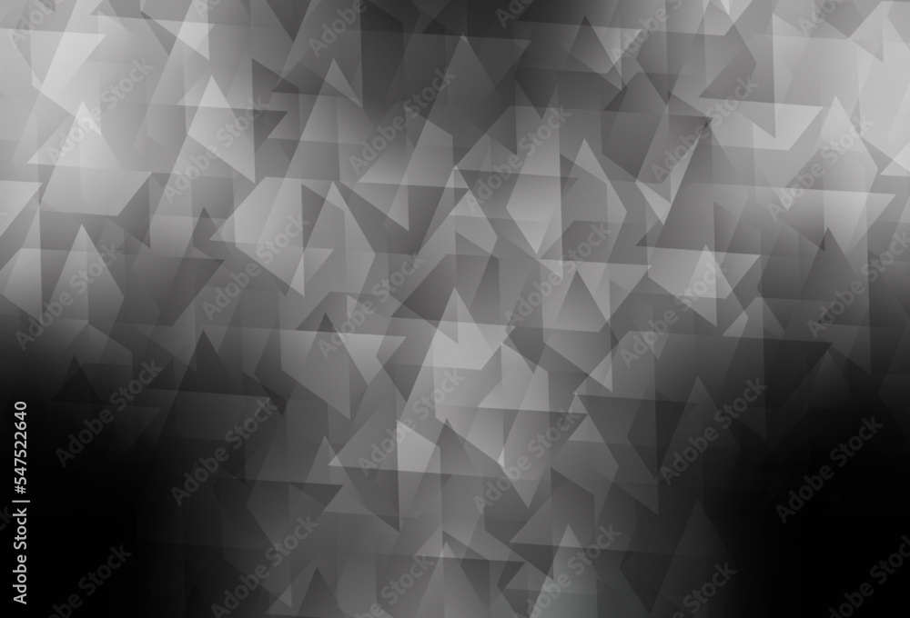 Obraz premium Light Gray vector pattern in square style.