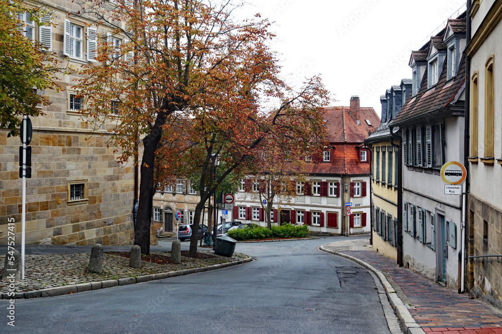 Obraz premium Bamberg Storchgasse Ecke Michelsberg