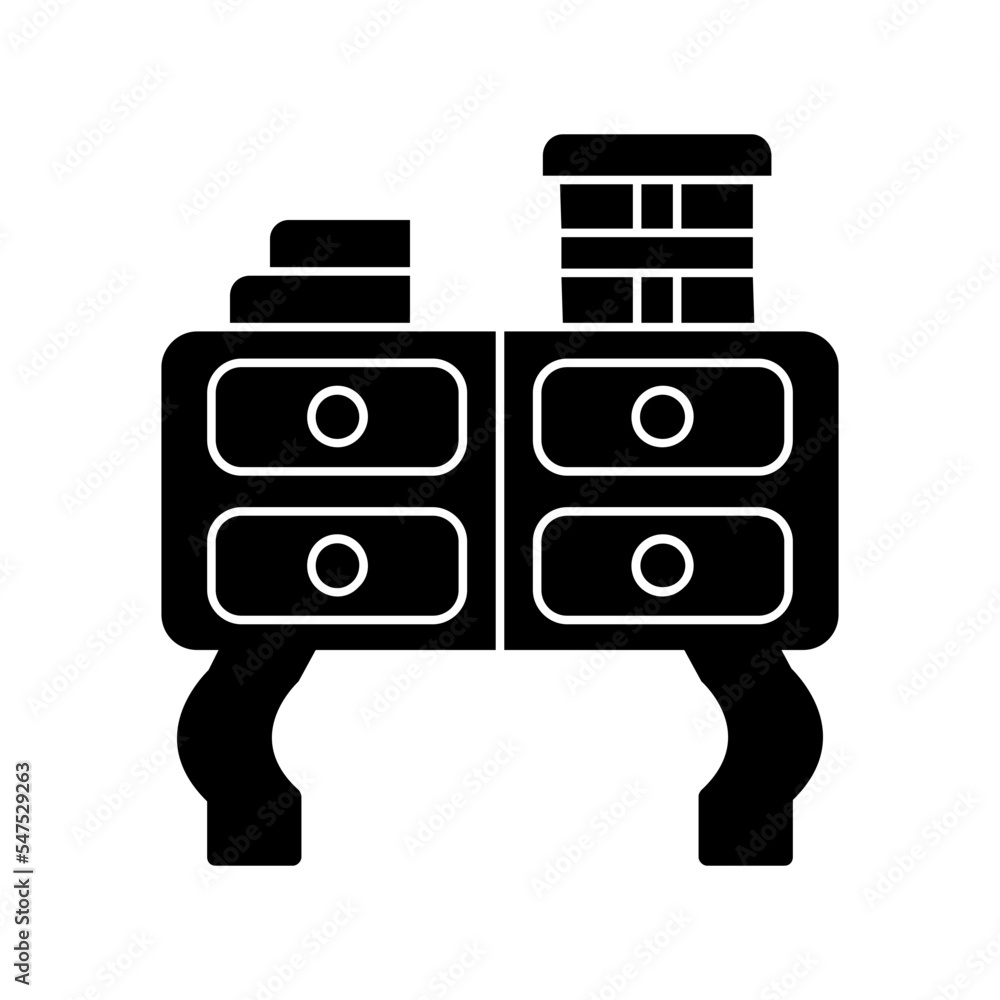 Fototapeta premium Drawers Icon