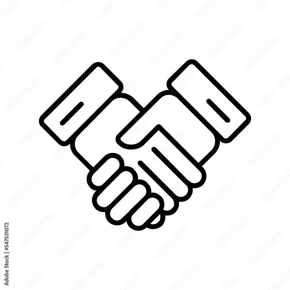 Obraz premium Handshake Icon