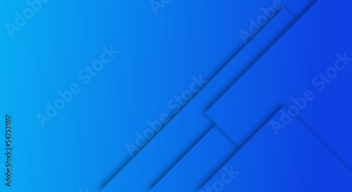 Wallpaper Mural Abstract Blue Gradient Background Geometric Paper Cut Style for Brochures or Landing Pages Template Torontodigital.ca