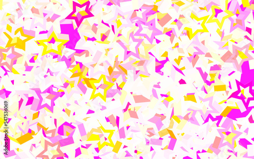 Light Multicolor vector layout with bright stars.