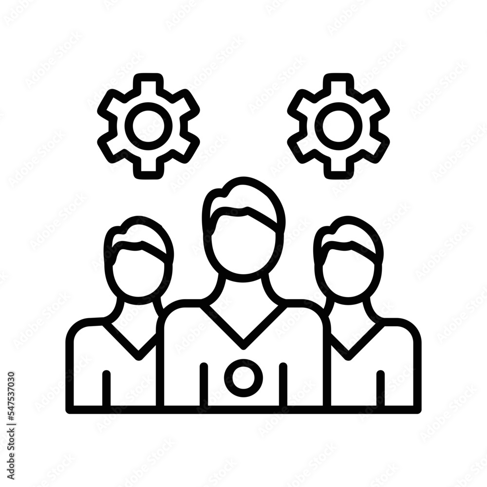 Team Management Icon Team Management Icon