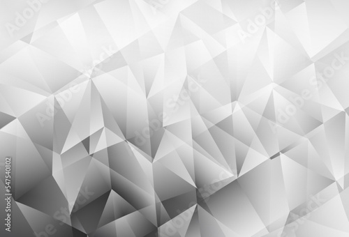 Light Gray vector texture with triangular style.