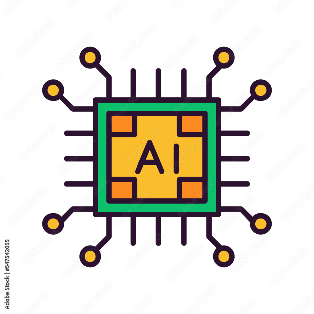 Artificial Intelligence Icon Artificial Intelligence Icon