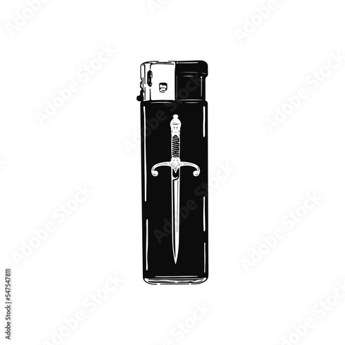lighter vector illustration concept