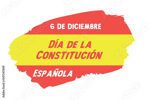 Spain Independence Day Vector Design Template