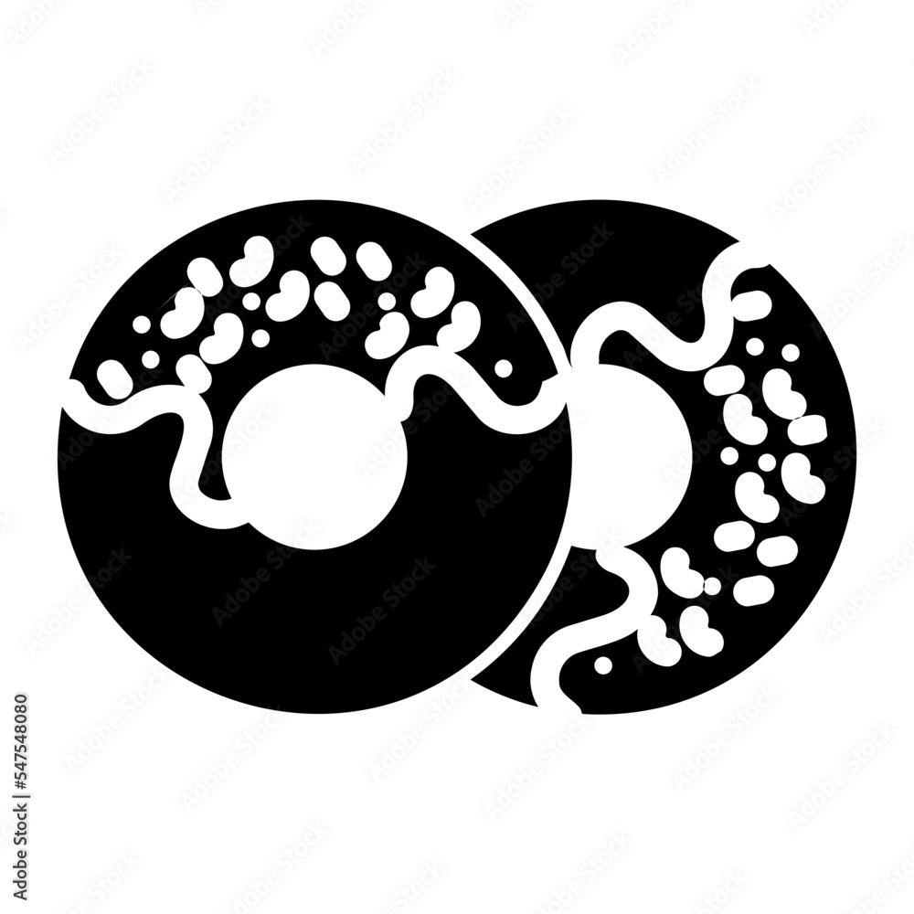 Obraz premium donut icon