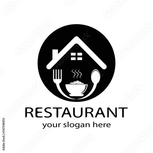 simple restaurant logo design template