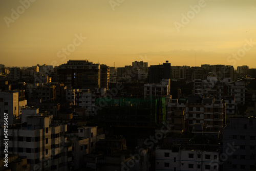 Sunset in Dhaka, Bangladesh