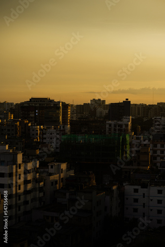Sunset in Dhaka, Bangladesh