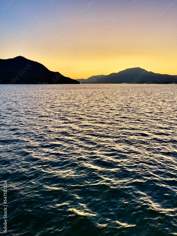 広島の夕方 広島の夕方
