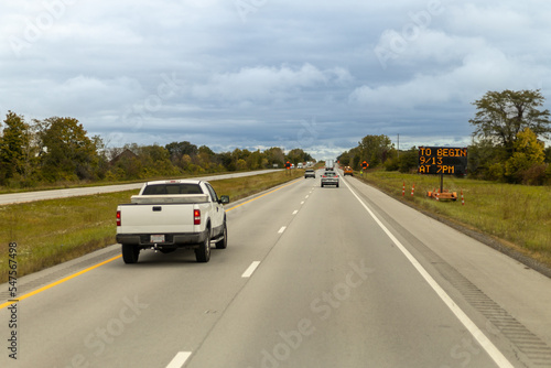 car on the road