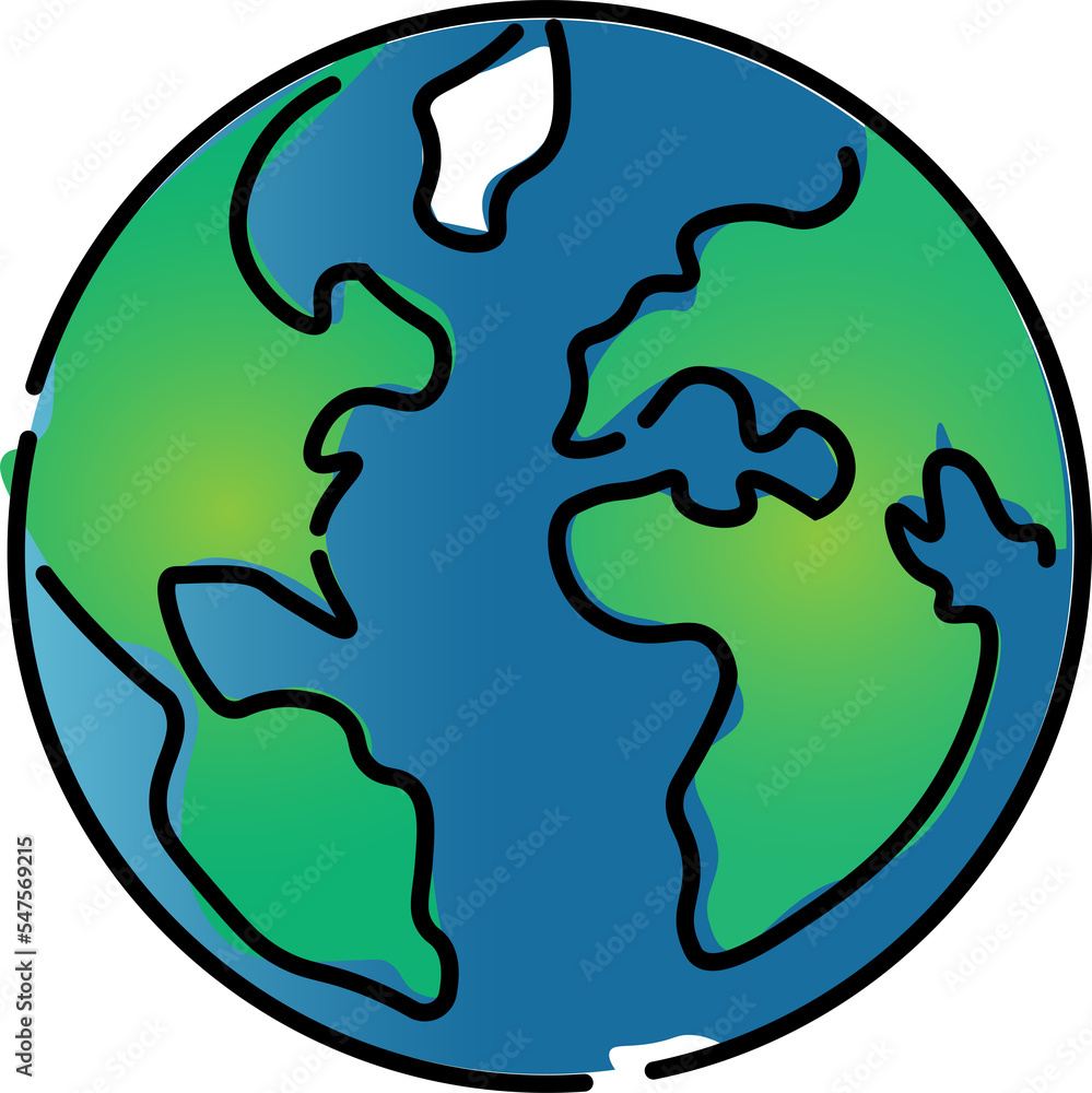 Blue, green and red color globe with love heart sign, international earth day template design, America and Europe continent transparent isolated illustration Blue, green and red color globe with love heart sign, international earth day template design, America and Europe continent transparent isolated illustration