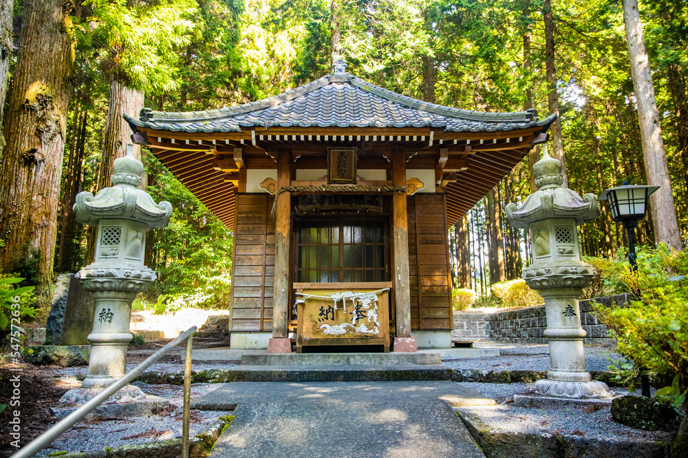 Obraz premium Murayama Sengen Shrine ancient building in Japan