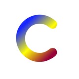 alphabet character in gradient color
