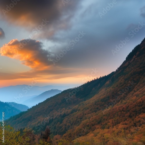 sunset in the mountains © Jonatan