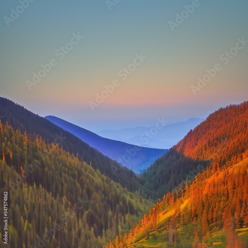 sunset in the mountains © Jonatan