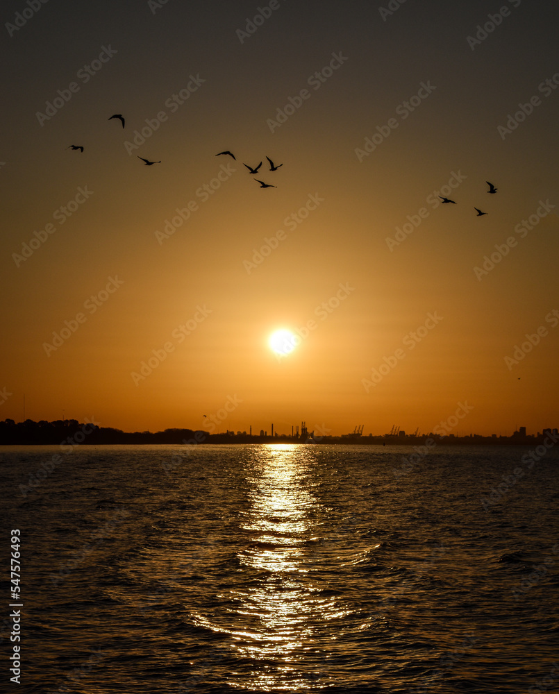 atardecer con sol amanecer cielo