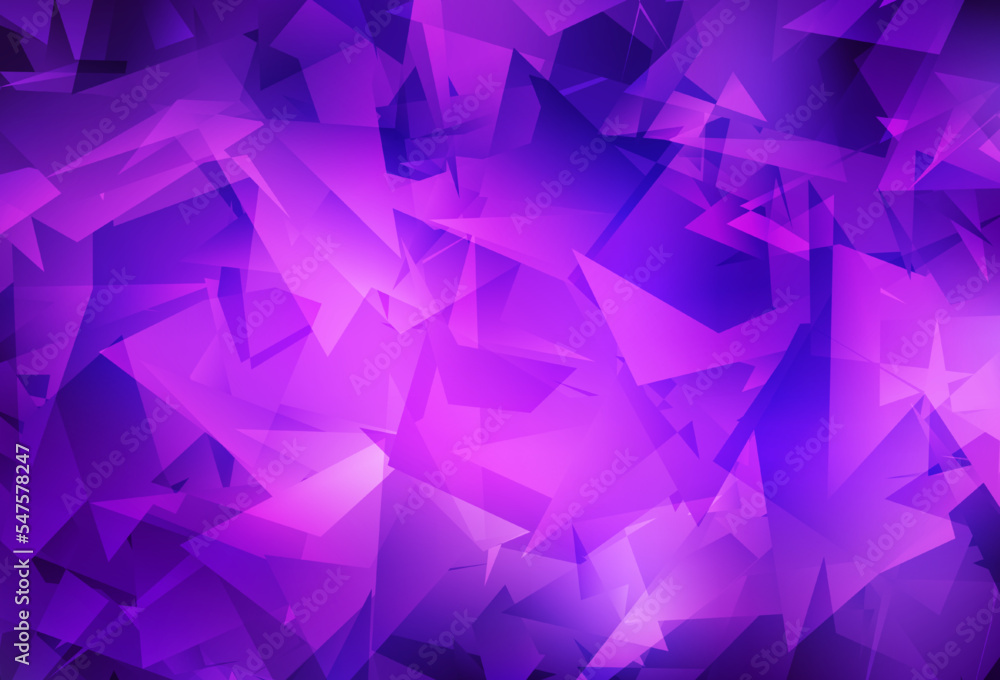 Light Purple, Pink vector gradient triangles texture. Light Purple, Pink vector gradient triangles texture.