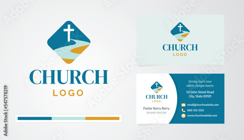 Business Card with Logo Set for a Church
