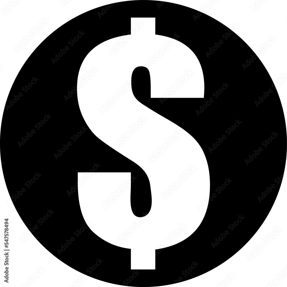 Money dollar icon symbol vector on white background Money dollar icon symbol vector on white background
