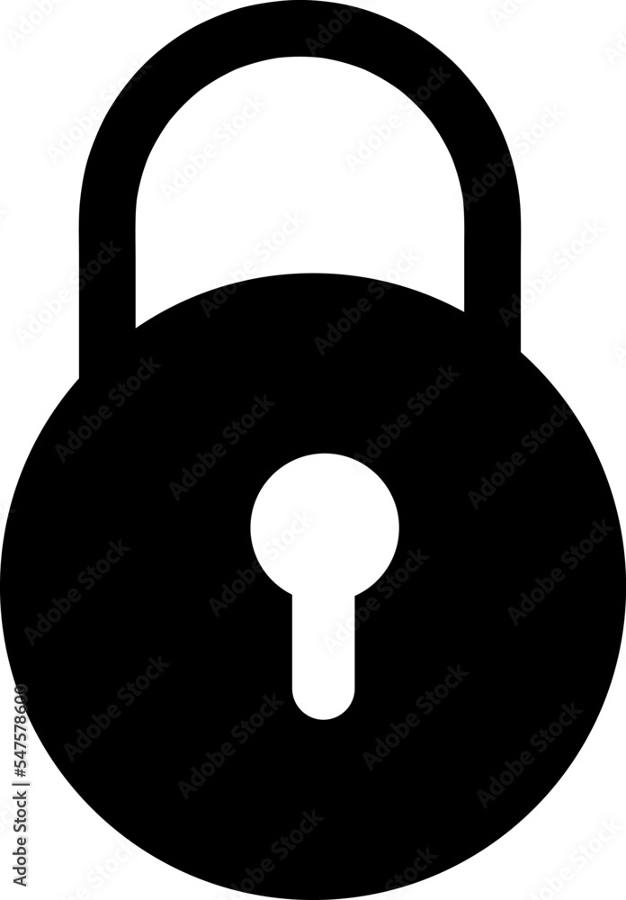 Padlock icon single simple vector illustration, good for all purposes, Isolated on white background..eps Padlock icon single simple vector illustration, good for all purposes, Isolated on white background..eps