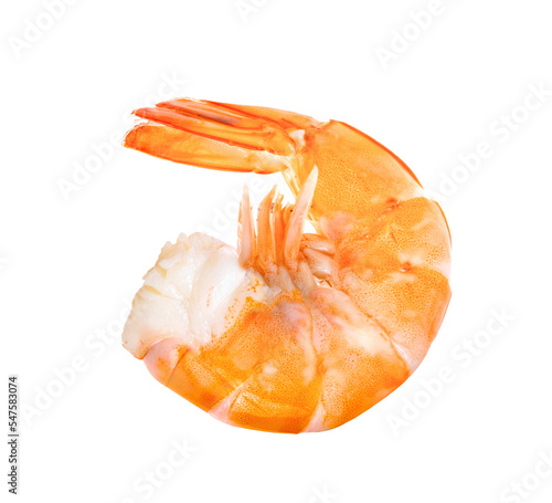 Shrimps isolated on transparent png