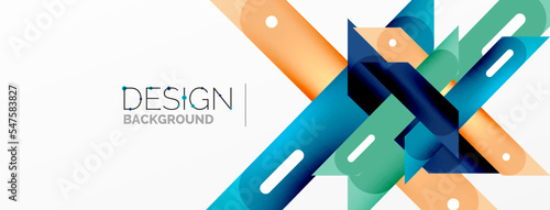 Background overlapping lines. Dynamic lines abstract wallpaper. Straight lines composition vector illustration for wallpaper banner background or landing page