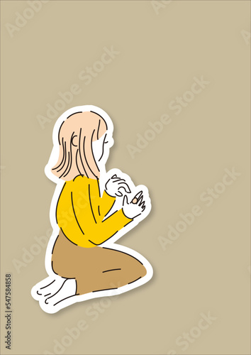 指輪をつけてごっこ遊びをしている子ども