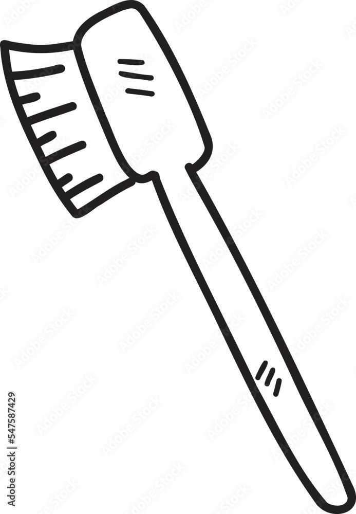 Hand Drawn toothbrush illustration Hand Drawn toothbrush illustration