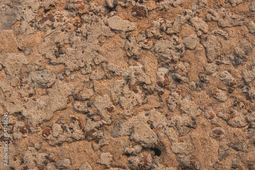 texture of an old cement block wall