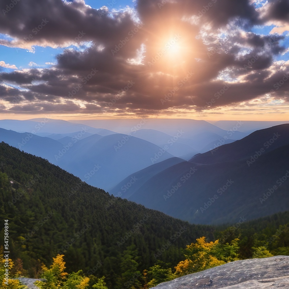 sunrise in the mountains sunrise in the mountains