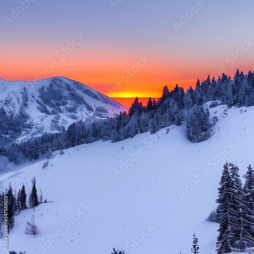 sunrise in the mountains © Jonatan