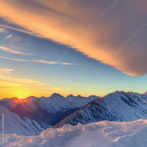 sunrise in the mountains © Jonatan