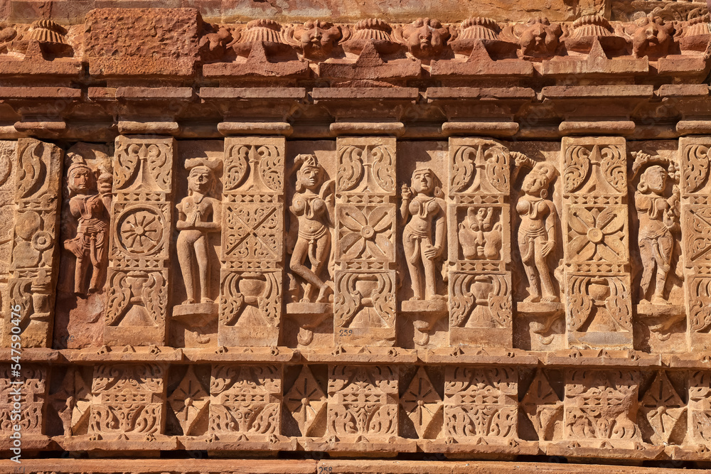 Sculpture on historic Menal Shiv temple was built during the 11th century AD.