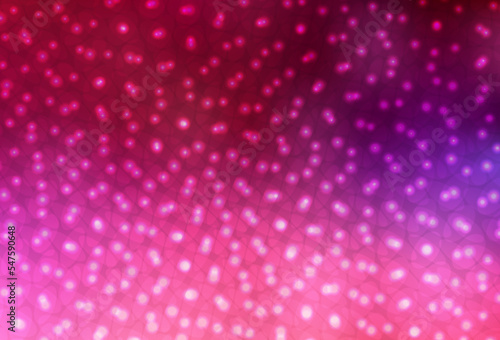 Dark Purple  Pink vector pattern with spheres.