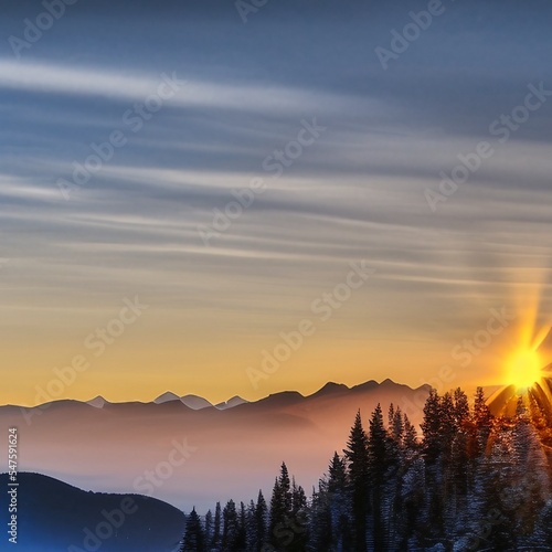 sunrise in the mountains © Jonatan