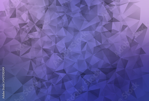 Light Pink, Blue vector shining triangular background.