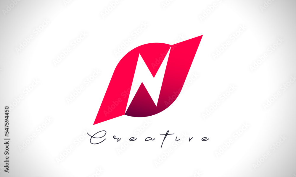 Letter N and Volt combination logo design vector template. Letter N and Volt combination logo design vector template.