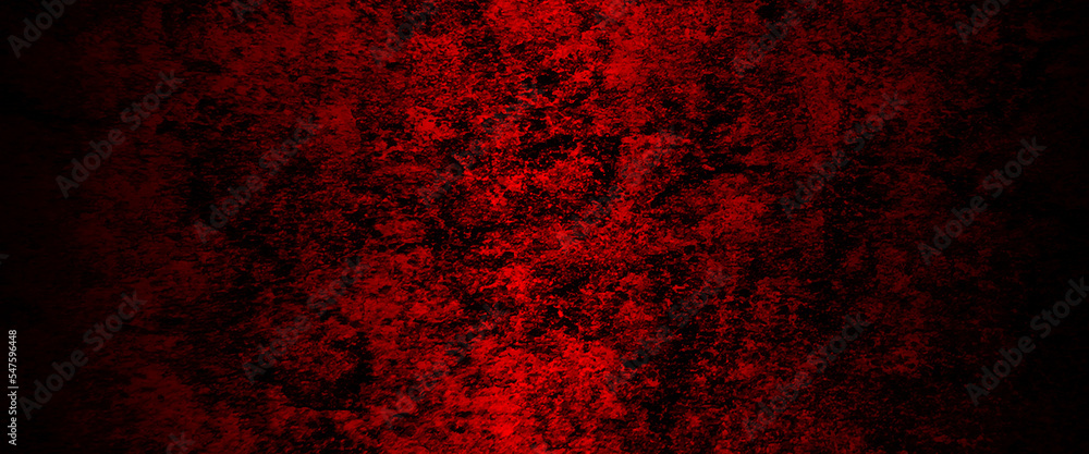 Black and red grunge texture, scary red black scary background, Natural pattern dark red concrete wall for background, scary red wall, dirty dark concrete cement texture for background.