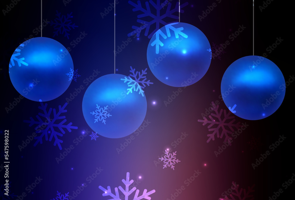 Dark Pink, Blue vector texture in birthday style. Dark Pink, Blue vector texture in birthday style.