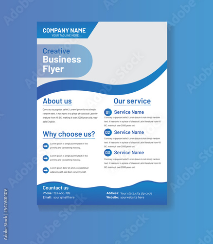 promotional digital Business Flyer  Design . Layout Template, modern flyer design template.