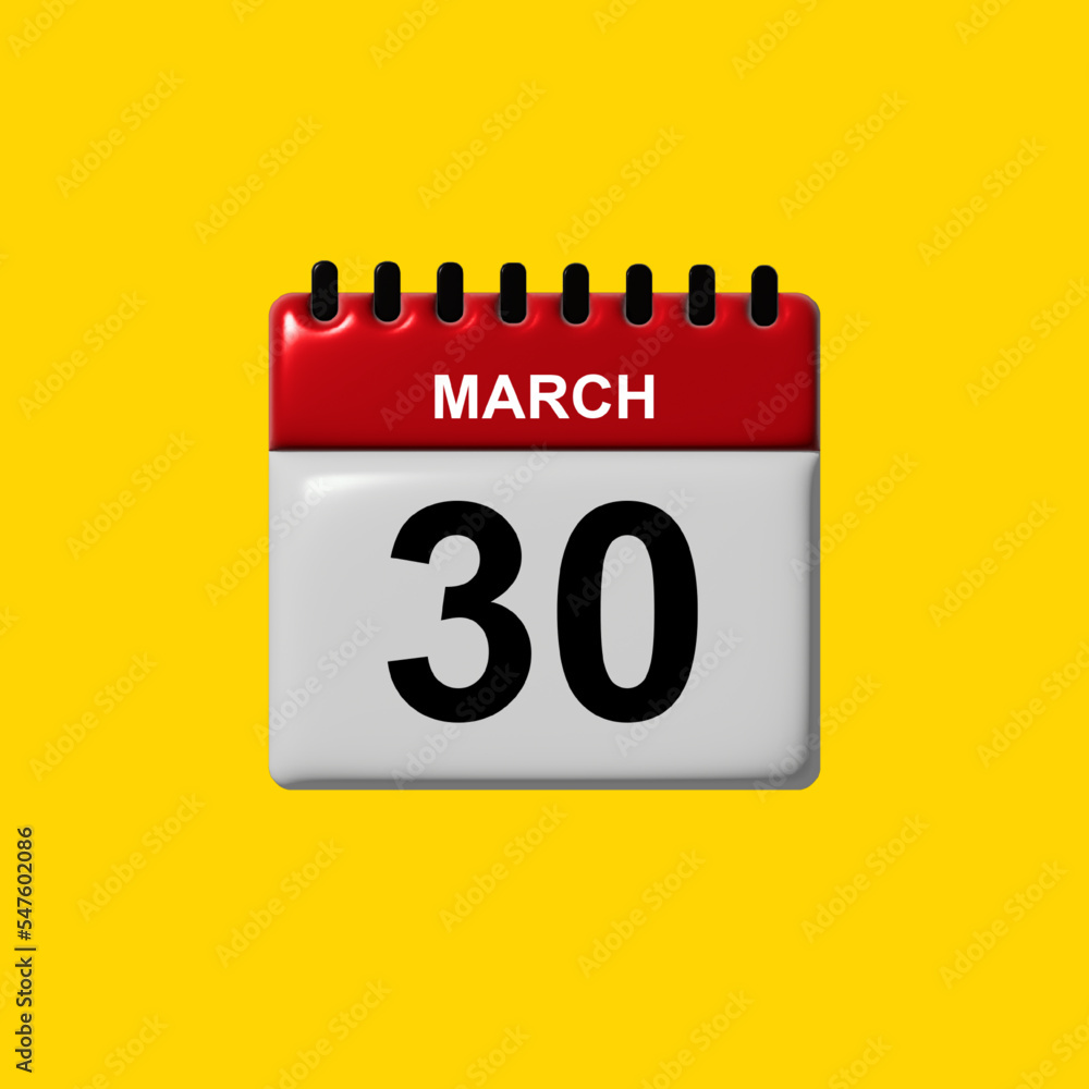 march 3d calendar vector design. march calendar design template. 3d calendar design vector illustration march 3d calendar vector design. march calendar design template. 3d calendar design vector illustration