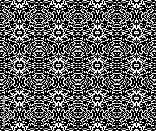 Pattern abstract psychedelic stripes for digital wallpaper design. Line art pattern. Monochrome design. Vector print template. striped black white diagonal inclined lines