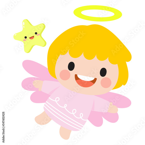Kids Angel Flat Clipart