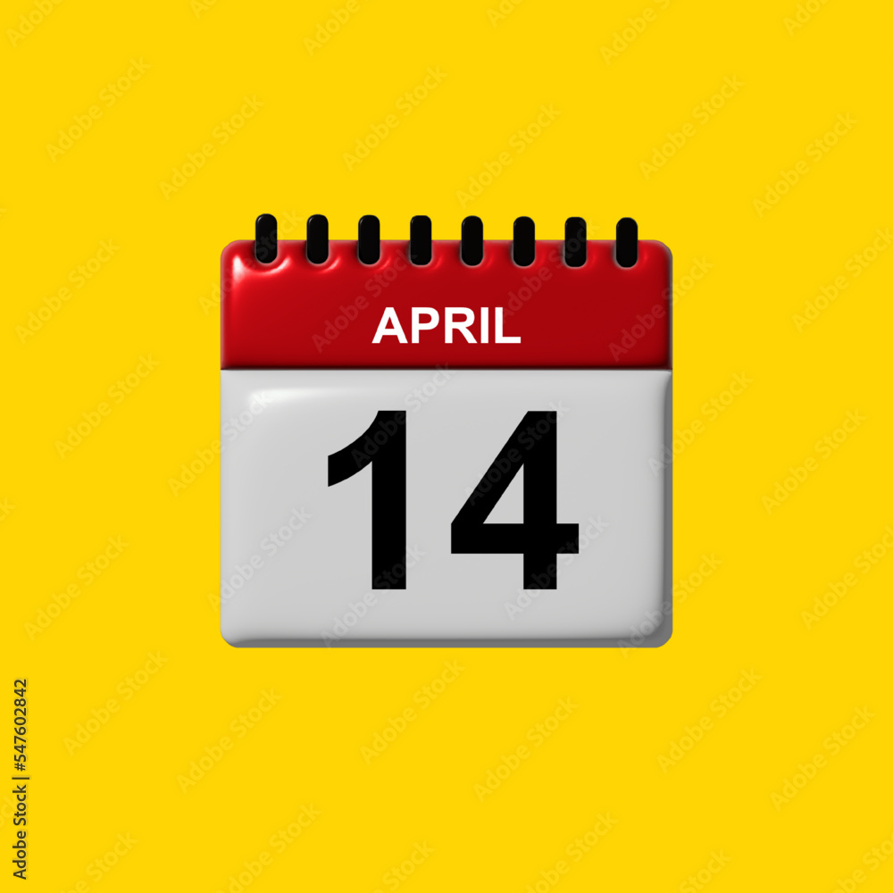 april 3d calendar vector design. april calendar design template. 3d calendar design vector illustration april 3d calendar vector design. april calendar design template. 3d calendar design vector illustration